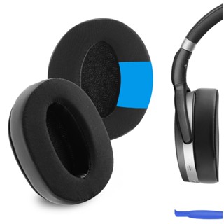 Geekria แผ่นเจลทําความเย็นหูฟัง แบบเปลี่ยน สีดํา สําหรับ Sennheiser HD4.50BT HD4.50 HD4.50BTNC HD4.50SE HD4.40BT HD4.30G HD4.20S HD458BT HD450 HD450BT HD400S HD350BT