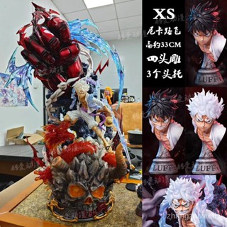 โมเดลฟิกเกอร์ One Piece Resonance GK Figure XS Sun God Nicarlfie VS Kaido Fire Dragon Torch สําหรับตกแต่ง