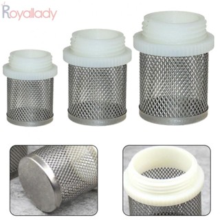 #ROYALLADY#Thread ใหม่ ฝาครอบตาข่าย สเตนเลส พลาสติก DN15 DN20 DN25 1 ชิ้น