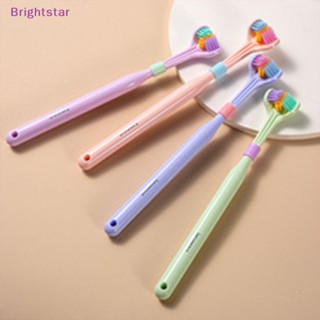 Brightstar แปรงสีฟัน ขนแปรงนุ่มพิเศษ สามด้าน สําหรับผู้ใหญ่