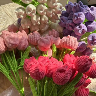 ดอกทิวลิปประดิษฐ์ ทอมือ สําหรับตกแต่งสวน (x1k) 1 ชิ้น
