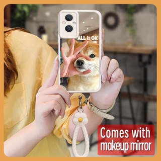 Soft case Full edging Phone Case For OPPO A96 5G/Reno7Z 5G/Reno7 Lite/F21 Por 5G Makeup mirror originality interest