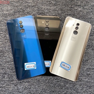 สําหรับ Huawei Mate 20 Lite ฝาครอบแบตเตอรี่กระจกด้านหลัง แผงประตูด้านหลัง เลนส์กล้อง พร้อมเทปกาว SNE-LX1 LX2 LX3