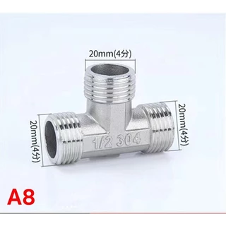 ข้อต่อสแตนเลส นิปเปิ้ลสแตนเลส ขนาด 4 หุน(1/2") คุณภาพดี ไม่เป็นสนิม!! Hplimbing YP-117