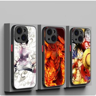 เคสมือถือ แบบนิ่ม ลาย One Piece D Luffy SXB53 สําหรับ iPhone 12 13 Plus 14 Pro Max