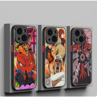 เคสโทรศัพท์มือถือแบบนิ่ม ลายการ์ตูนนารูโตะ Akatsuki Sasuke SXC1 สําหรับ iPhone 12 13 Plus 14 Pro Max