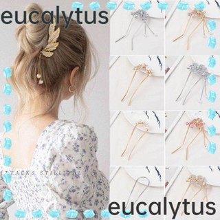 Eucalytus1 กิ๊บติดผม รูปตัว U เครื่องประดับ สําหรับงานแต่งงาน จัดเลี้ยง