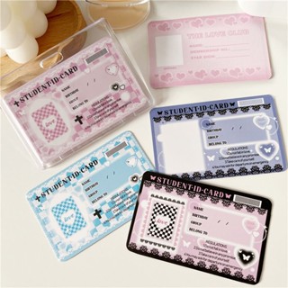 ((ถุงบรรจุภัณฑ์เกราะสวมใส่ได้) Xiaohongshu สไตล์เดียวกัน DIY บัตรประชาชนนักเรียน Star Cuckoo พิมพ์สองด้าน สไตล์ INS การ์ดขนาดเล็ก