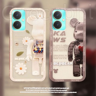 ใหม่ เคสโทรศัพท์มือถือ ซิลิโคน ใส ลายหมี แคทูน สําหรับ Vivo Y27 Y78 Y36 5G Y27 Y36 4G 2023 Y27 4G 2023