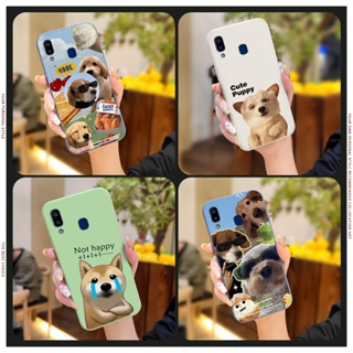 Anti-fall Skin feel silicone Phone Case For Samsung Galaxy A30/A20/M10s cute protective case Lens bump protection Cartoon