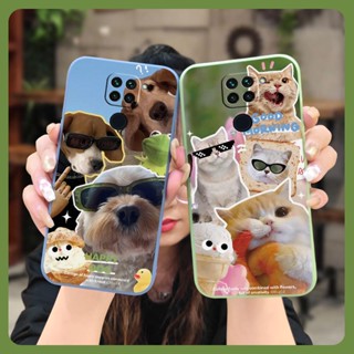 Solid color Camera all inclusive Phone Case For Redmi Note9/Redmi 10X 4G cute soft shell Cartoon Skin-friendly feel