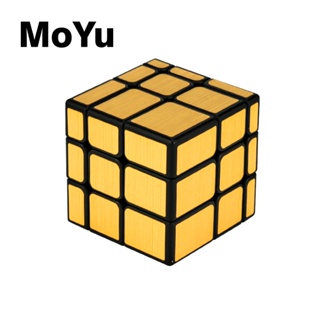 [Pi-Cube] Moyu MeiLong สติกเกอร์กระจกปริศนา 3x3 สีเงิน ทอง เสริมการเรียนรู้เด็ก