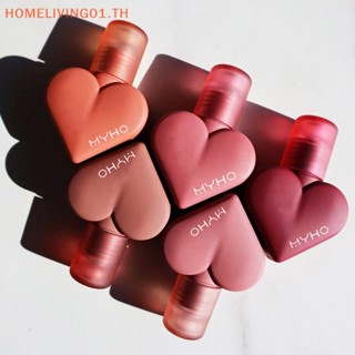 Onehome ลิปกลอส เนื้อแมตต์ กันน้ํา สีน้ําตาลนู้ด สีแดงเข้ม 1 ชิ้น TH