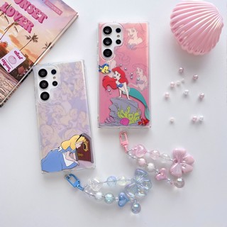 เคสโทรศัพท์มือถือ ลายการ์ตูนนางเงือก อลิซ สําหรับ Samsung Galaxy S22 S23 Plus Ultra