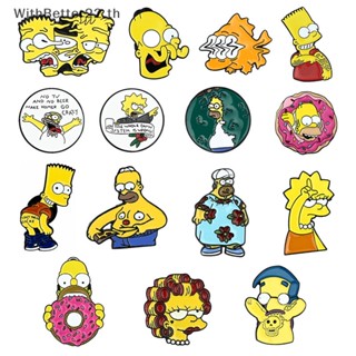 เข็มกลัด รูปการ์ตูนดิสนีย์ The Simpsons น่ารัก เครื่องประดับ สําหรับผู้หญิง