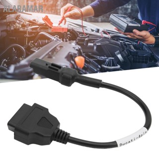 ALABAMAR 4 Pin Motorcycle Diagnostic Connector Professional การเปลี่ยนสายเคเบิลอะแดปเตอร์ OBD สำหรับ Ducati