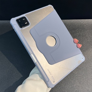 เคสแท็บเล็ต พร้อมช่องใส่ปากกา สําหรับ Xiaomi Pad 6 MiPad 6 Pro 11 นิ้ว 360° เคสอะคริลิคใส ป้องกันโค้งงอ หมุนได้ สําหรับ xiaomi pad6 6pro 2023