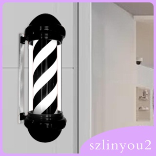 [szlinyou2] ป้ายไฟตัดผม กันฝน สําหรับร้านตัดผม ในร่ม กลางแจ้ง