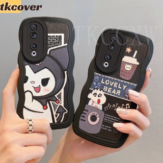 เคสโทรศัพท์มือถือหนัง ซิลิโคน ผิวด้าน ลายการ์ตูนหมี Kulomi สําหรับ Honor 90 80 70 50 20 Pro Magic 5 Pro X50 X50i