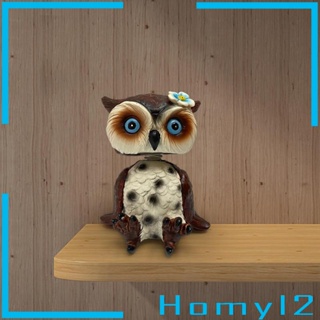 [HOMYL2] ฟิกเกอร์รูปปั้นนกฮูก สําหรับตกแต่งบ้าน ห้องครัว ทางเข้า เทศกาล