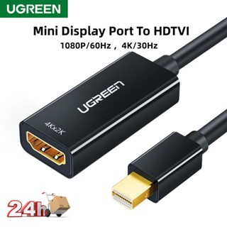 Ugreen Mini DP Port เป็น HDMI อะแดปเตอร์ชาร์จเร็ว Mini DP สายเคเบิลมือถือ