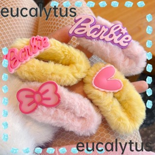 Eucalytus1 กิ๊บติดผมแฟชั่น หรูหรา สีชมพู สําหรับตุ๊กตาบาร์บี้