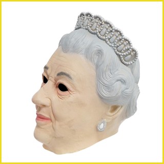 Queen Elizabeth แผ่นปิดหน้าแพลตตินัม แพลตตินั่ม คนดัง Jubilee Royal Family Face Shield Platinums Jubilee Event Celebrity iadth