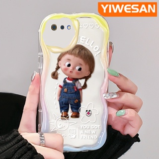 เคสโทรศัพท์มือถือแบบนิ่ม ใส กันกระแทก ลายการ์ตูนเด็กผู้หญิงซน น่ารัก สีสันสดใส สําหรับ Realme C2 C2S OPPO A1K