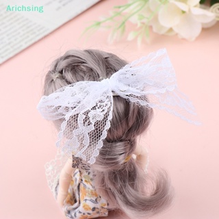 &lt;Arichsing&gt; คลิปหนีบขอบลูกไม้ สีขาว สไตล์โลลิต้า ลดราคา 1 คู่