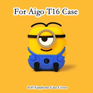 【ของแท้】เคสหูฟัง แบบนิ่ม ลายการ์ตูนน่ารัก สําหรับ Aigo T16 Aigo T16