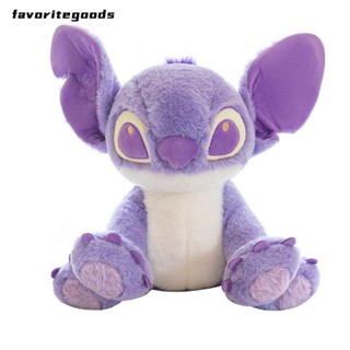 Favoritegoods หมอนตุ๊กตานุ่ม รูปการ์ตูน Stitch สีม่วง 25 30 40 50 ซม. สําหรับตกแต่งห้องเด็ก