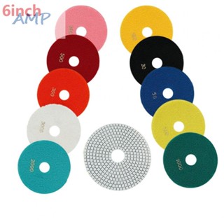 ⚡NEW 8⚡6 Inch Polishing Pad For Granite Dry/Wet Polishing Pads 3mm Grit