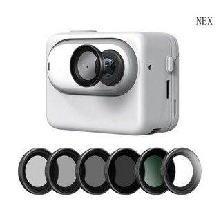 Nex ForInsta360 GO3 ฟิลเตอร์กันน้ํา ND8 16 32 64 UV CPL กระจกป้องกันรอยขีดข่วน