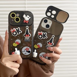 เคสโทรศัพท์มือถือแบบนิ่ม TPU กันกระแทก ลายการ์ตูนมิกกี้เมาส์ สําหรับ iPhone 14 pro max 13 12 11 pro max xr xsmax