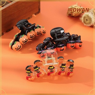 Rowans กิ๊บติดผมหางม้า พลาสติก 4 นิ้ว สําหรับผู้หญิง ปาร์ตี้ฮาโลวีน