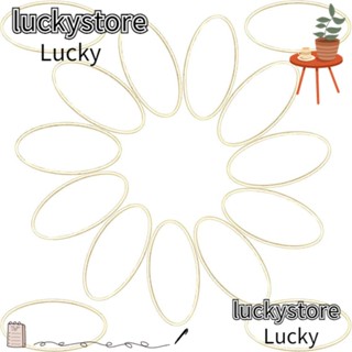 Lucky จี้ทองเหลือง แฮนด์เมด สําหรับทําต่างหู