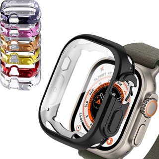 เคส TPU นิ่ม สําหรับ Apple Watch Ultra 49 มม. กันชน ป้องกันหน้าจอ ป้องกันรอยขีดข่วน กันกระแทก เคสป้องกัน iWatch Series 8