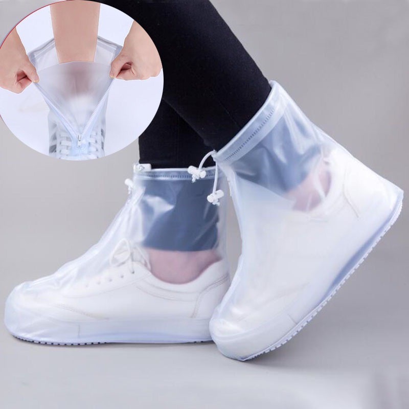 Xiaomi Youpin ถุงคลุมรองเท้ากันน้ำ รองเท้ากันฝนพีวีซีกันลื่น  พื้นยางกันลื่น ใส่เดินสบาย
