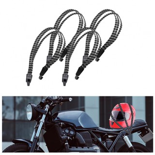 [SIP-ISHOWMAL-TH]Helmet Luggage Rope 4PCS Bungee Rope Elastic Strap Luggage Rack Easy To Carry-New In 9-