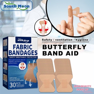 South Moon Butterfly Band-Aid Wound Hemostasis Protection Wound Breathable Waterproof Elastic Home OK ผ้าพันแผล [realbeauty]