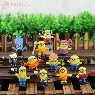 [COD] ฟิกเกอร์ รูปปั้นมินเนี่ยน Despicable Me น่ารัก สําหรับตกแต่งโต๊ะ 6 ชิ้น 10 ชิ้น 12 ชิ้น