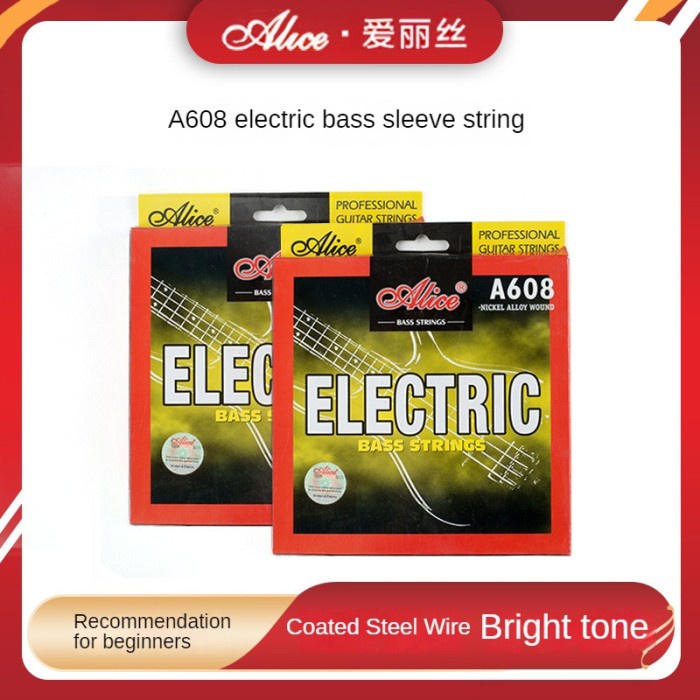 Alice A606 A608 Bass Strings สายเบสไฟฟ้า 4 สาย 0.40 ชุดเดิม