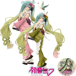 Mxmio โมเดลฟิกเกอร์ PVC รูปการ์ตูนอนิเมะ Hatsune Miku Matcha Ice Cream Miku ขนาด 23 ซม. ของขวัญ ของเล่นสําหรับเด็ก