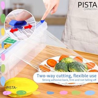 Pista เครื่องตัดพลาสติก สีฟ้า 13 นิ้ว แบบเปลี่ยน สําหรับห่ออาหาร 6 ชิ้น