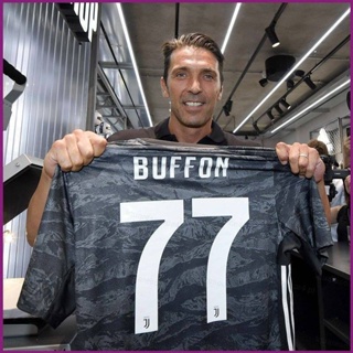 เสื้อยืดแขนสั้น ลายทีมชาติฟุตบอล Jay Juventus Buffon No.77 พลัสไซซ์ สําหรับผู้ชาย และผู้หญิง