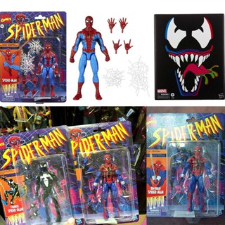 โมเดลฟิกเกอร์ Hasbro Marvel Legends Venom Avengers Symbiote/ben Reilly SpiderMan Articulado ของเล่นสําหรับเด็ก