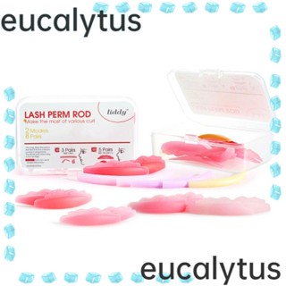 Eucalytus1 แผ่นดัดขนตา ซิลิโคน สําหรับต่อขนตา