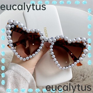 Eucalytus1 แว่นตากันแดด รูปหัวใจ วิบวับ