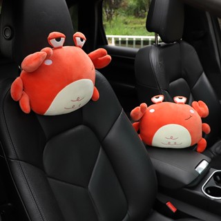 Fashion Cartoon Car Headrest Cute Plush Car Comfortable Skin-Friendly Neck Pillow Pillow Car Interior Design Supplies Universal car headrest car interior accessories