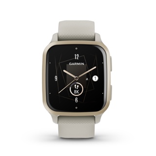 GARMIN นาฬิกาสมาร์ทวอทช์ รุ่น Venu Sq 2 Music French Gray/Cream Gold